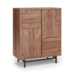 Fulton Tall 4 Door Small Cabinet, Pine -Furniture Sale Store 30803110 alt05