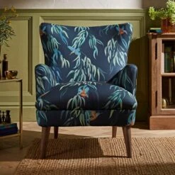 Marlow Kingfisher Print Occasional Armchair -Furniture Sale Store 30804570