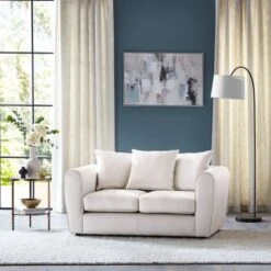 Blake Opulent Velvet Curved Arm Quilted 2 Seater Sofa -Furniture Sale Store 30808267 alt02