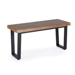 Freddie Long Side Table, Rustic Wood Effect 6 Freddie Long Side Table, Rustic Wood Effect -Furniture Sale Store 30809246 alt02