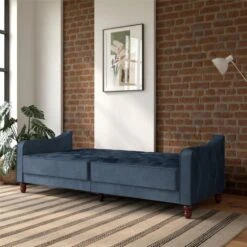 Vintage Velvet Tufted Double Futon -Furniture Sale Store 30812121 alt01