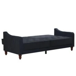 Vintage Velvet Tufted Double Futon -Furniture Sale Store 30812121 alt03