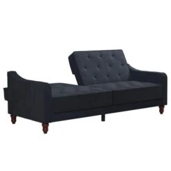 Vintage Velvet Tufted Double Futon -Furniture Sale Store 30812121 alt04