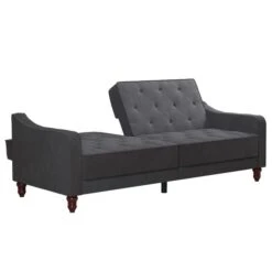 Vintage Velvet Tufted Double Futon -Furniture Sale Store 30812122 alt03