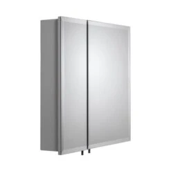 Wellington White Double Door Bi-View Steel Cabinet -Furniture Sale Store 30814881 alt03