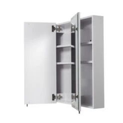 Westbourne White Triple Door Tri-View Steel Cabinet -Furniture Sale Store 30814882 alt04