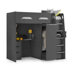 Pegasus Single High Sleeper Bed Frame -Furniture Sale Store 30816284 alt01