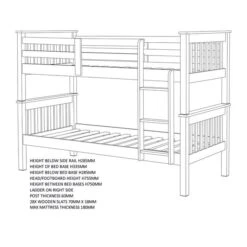 Neptune Bunk Bed Frame -Furniture Sale Store 30818953 alt09