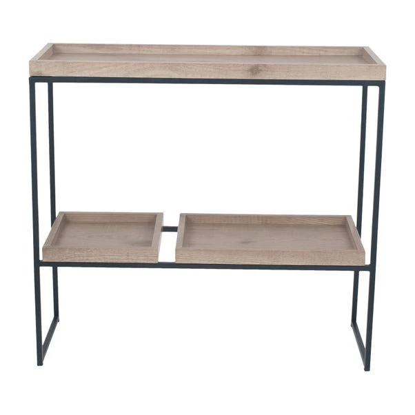 Pacific Gallery Lam Console Table, Light Wood Effect 2 Pacific Gallery Lam Console Table, Light Wood Effect - Image 2
