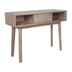 Pacific Kalmar 1 Drawer Dressing Table, Natural Acacia -Furniture Sale Store 30821763 alt02