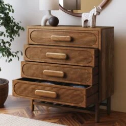 Khari 4 Drawer Chest, Mango Wood -Furniture Sale Store 30821887 alt02