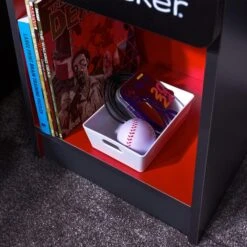 X Rocker Carbon Tek Bedside Table With Wireless Charging -Furniture Sale Store 30822316 alt02