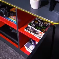 X Rocker Carbon Tek TV Media Cabinet With Neo Fibre LED For TVs Up To 42" -Furniture Sale Store 30822317 alt05