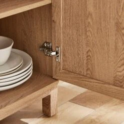 Hadley 3 Door Sideboard, Oak Effect -Furniture Sale Store 30825364 alt02