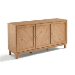 Hadley 3 Door Sideboard, Oak Effect -Furniture Sale Store 30825364 alt05