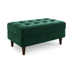 Zoe Velvet Storage Footstool -Furniture Sale Store 30825930 alt01