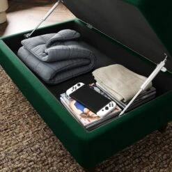 Zoe Velvet Storage Footstool -Furniture Sale Store 30825930 alt04