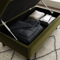 Zoe Velvet Storage Footstool -Furniture Sale Store 30825934 alt05