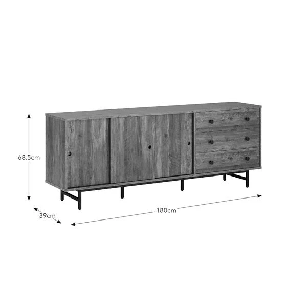 Fulton Extra Wide Sideboard, Pine 6 Fulton Extra Wide Sideboard, Pine - Image 6