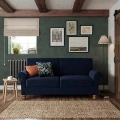 Bettie Velvet 3 Seater Double Sofa Bed -Furniture Sale Store 30833519 alt02