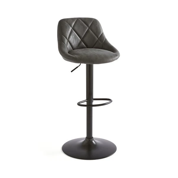 Noah Height Adjustable Bar Stool, Faux Suede 8 Noah Height Adjustable Bar Stool, Faux Suede - Image 8