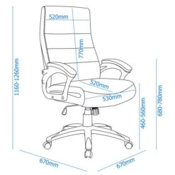 Garrison Leather Executive Chair -Furniture Sale Store 30851912 alt09