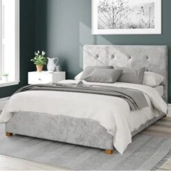 Presley Mirazzi Velvet Ottoman Bed Frame -Furniture Sale Store 30852450
