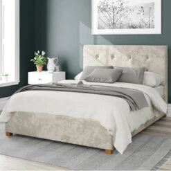 Presley Mirazzi Velvet Ottoman Bed Frame -Furniture Sale Store 30852454