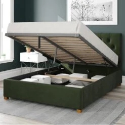 Olivier Plush Velvet Ottoman Bed Frame -Furniture Sale Store 30852860 alt01