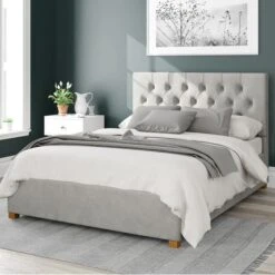 Olivier Plush Velvet Ottoman Bed Frame -Furniture Sale Store 30852867