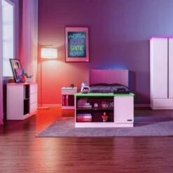 X Rocker Carbon Tek Bedside Table With Wireless Charging -Furniture Sale Store 30856170 alt04