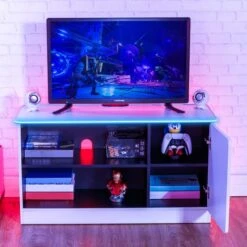 X Rocker Carbon Tek TV Media Cabinet With Neo Fibre LED For TVs Up To 42" -Furniture Sale Store 30856201 alt04