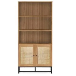 Hollis Tall Bookcase, Oak -Furniture Sale Store 30857460 alt03