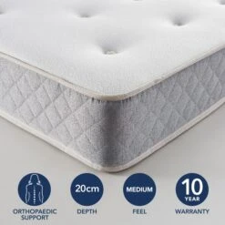 Fogarty Just Right Gel Orthopaedic Open Coil Mattress -Furniture Sale Store 30857797
