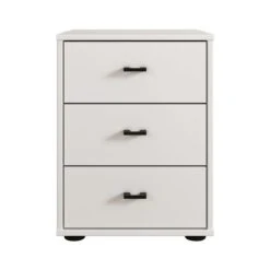 Wiemann Kahla Matt 3 Drawer Bedside Table -Furniture Sale Store 30858679 alt01