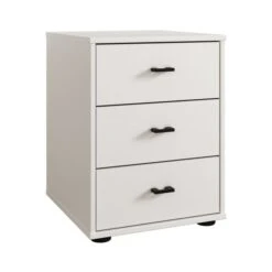Wiemann Kahla Matt 3 Drawer Bedside Table -Furniture Sale Store 30858679 alt02