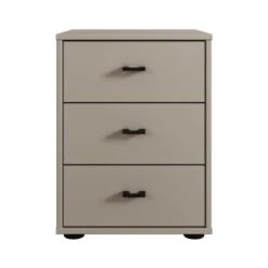 Wiemann Kahla Matt 3 Drawer Bedside Table -Furniture Sale Store 30858685 alt01