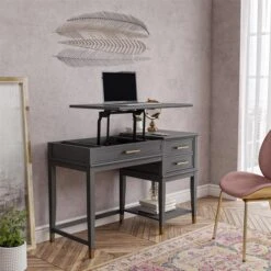 Cosmo Living Westerleigh Lift Desk, Graphite -Furniture Sale Store 30859517 alt02