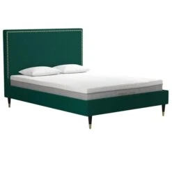Cosmo Living Audrey Bed Frame, Velvet -Furniture Sale Store 30859547 alt03
