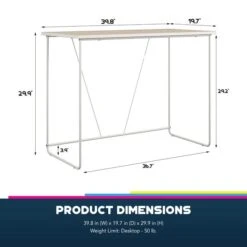 Dante Desk, Natural -Furniture Sale Store 30860025 alt09