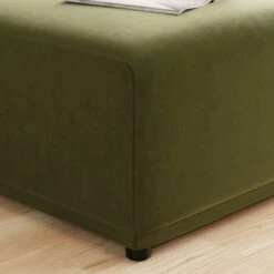 Modular Cruz Velvet Footstool -Furniture Sale Store 30864274 alt02