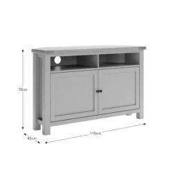 Olney High Corner TV Unit, Stone For TVs Up To 50" -Furniture Sale Store 30866565 alt09