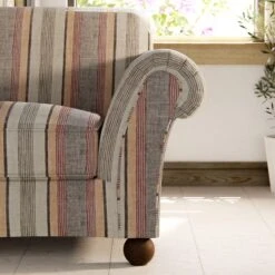 Angus Striped Linen Snuggle Chair -Furniture Sale Store 30869753 alt04