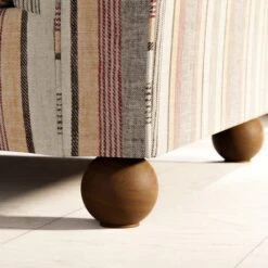 Angus Striped Linen Snuggle Chair -Furniture Sale Store 30869753 alt06