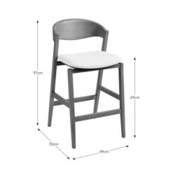 Oskar Bar Stool, Boucle 31 Oskar Bar Stool, Boucle -Furniture Sale Store 30869848 alt09