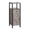 Colton Single Bathroom Cabinet, Concrete Effect