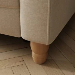 Beatrice Luna Fabric Natural Power Recliner 3 Seater Sofa -Furniture Sale Store 30869974 alt05