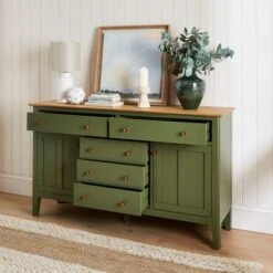 Churchgate Walton Large Sideboard, Oak -Furniture Sale Store 30871582 alt02