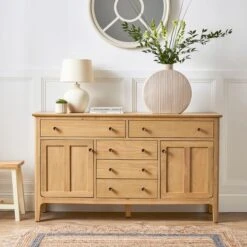 Churchgate Walton Large Sideboard, Oak -Furniture Sale Store 30871583