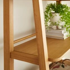 Churchgate Walton Ladder Bookcase, Oak -Furniture Sale Store 30871587 alt03